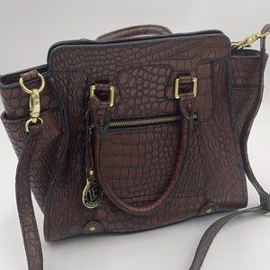 London Fog Croc Embossed Purse